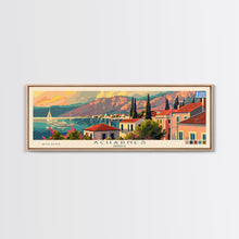 Carregar imagem no visualizador da galeria, Acharnes Greece Travel Print Wall Art, Panoramic City Art, Travel Art, Wall Decor, Vacation Gift, Framed Canvas Print Or Metal Art