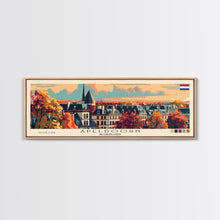 Load image into Gallery viewer, Apeldoorn Netherlands Travel Print Wall Art, Panoramic City Art, Travel Art, Wall Decor, Vacation Gift, Framed Canvas Print Or Metal Art