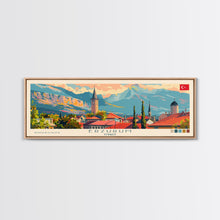 Load image into Gallery viewer, Erzurum Turkey Travel Print Wall Art, Panoramic City Art, Travel Art, Wall Decor, Vacation Gift, Framed Canvas Print Or Metal Art