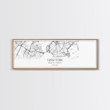 Load image into Gallery viewer, Panoramic New York City Map, New York Art, Map Print, Minimalist Wall Art, Canvas Art, Housewarming Gift, Street Map Art, Closing Gift