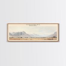 Cargar imagen en el visor de la galería, Cederberg COUNTRY Travel Poster Print, Framed Canvas Print, COUNTRY Travel Art, Wood Framed Art, Wall Hanging, Home Decor