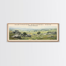 Load image into Gallery viewer, Dartmoor National Park COUNTRY Travel Poster Print, Framed Canvas Print, COUNTRY Travel Art, Wood Framed Art, Wall Hanging, Home Decor