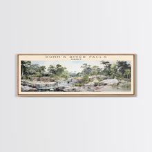 Load image into Gallery viewer, Dunn's River Falls Travel Print Wall Art, Travel Poster Print, Retro Style COUNTRY Home Decor, Wall Hanging, Travel Gift Idea, Unique Metal Art