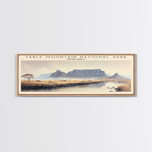 Carregar imagem no visualizador da galeria, Table Mountain Travel Print Wall Art, Travel Poster Print, Retro Style COUNTRY Home Decor, Wall Hanging, Travel Gift Idea, Unique Metal Art