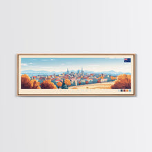 Carregar imagem no visualizador da galeria, Ballarat, Australia Panoramic Travel Poster Canvas Print, Ballarat, Australia Painting, Australia Art, Ballarat Travel Art, Living Room Painting