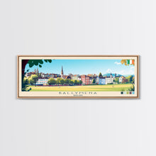 Carregar imagem no visualizador da galeria, Ballymena, Ireland Travel Poster Panoramic Canvas Print, Ballymena, Ireland Painting, Ireland Art, Ballymena Travel Art, Guest Room Painting