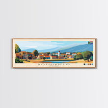 Load image into Gallery viewer, Botshabelo, South Africa Travel Poster Panoramic Canvas Print, Botshabelo, South Africa Painting, South Africa Art, Botshabelo Travel Art, Guest Room Painting