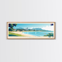Cargar imagen en el visor de la galería, Central Coast, Australia Panoramic Travel Poster Canvas Print, Central Coast, Australia Painting, Australia Art, Central Coast Panoramic Travel Art, Travel Painting