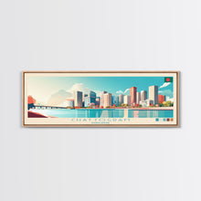 Cargar imagen en el visor de la galería, Chattogram, Bangladesh Travel Poster Panoramic Canvas Print, Chattogram, Bangladesh Painting, Bangladesh Art, Chattogram Travel Art, Guest Room Painting