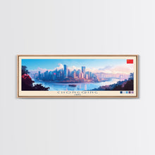 Load image into Gallery viewer, Chongqing, China Panoramic Travel Poster Canvas Print, Chongqing, China Painting, China Art, Chongqing Travel Art, Guest Room Painting
