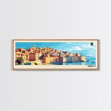 Cargar imagen en el visor de la galería, Constantine, Algeria Panoramic Travel Poster Canvas Print, Constantine, Algeria Painting, Algeria Art, Constantine Panoramic Travel Art, Travel Painting