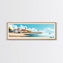 Cargar imagen en el visor de la galería, Corrientes, Argentina Travel Poster Panoramic Canvas Print, Corrientes, Argentina Painting, Argentina Art, Corrientes Travel Art, Guest Room Painting