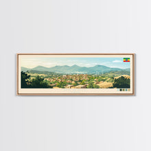 Load image into Gallery viewer, Dessie, Ethiopia Panoramic Travel Poster Canvas Print, Dessie, Ethiopia Painting, Ethiopia Art, Dessie Panoramic Travel Art, Travel Painting