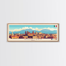 Load image into Gallery viewer, Queretaro, Mexico Panoramic Travel Poster Canvas Print, Queretaro, Mexico Painting, Mexico Art, Queretaro Travel Art, Living Room Painting