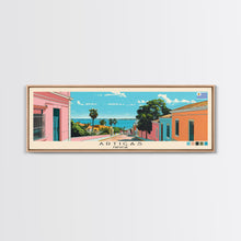 Load image into Gallery viewer, Artigas, Uruguay Panoramic Canvas Print, Artigas, Uruguay Painting, Uruguay Art, Artigas Travel Poster, Travel Art, Living Room Painting