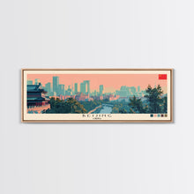 Load image into Gallery viewer, Beijing, China Panoramic Canvas Print, Beijing, China Painting, China Art, Beijing Travel Poster, Travel Art, Housewarming Gift
