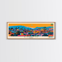 Load image into Gallery viewer, Bishoftu, Ethiopia Panoramic Canvas Print, Bishoftu, Ethiopia Painting, Ethiopia Art, Bishoftu Travel Poster, Travel Art, Vacation Gift