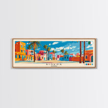 Load image into Gallery viewer, Biskra, Algeria Panoramic Canvas Print, Biskra, Algeria Painting, Algeria Art, Biskra Travel Poster, Travel Art, Living Room Painting