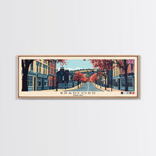 Load image into Gallery viewer, Bradford, England Panoramic Canvas Print, Bradford, England Painting, England Art, Bradford Travel Poster, Travel Art, Vacation Gift