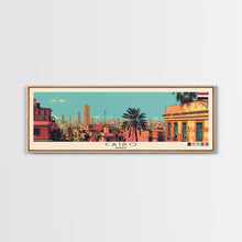 Carregar imagem no visualizador da galeria, Cairo, Egypt Panoramic Canvas Print, Cairo, Egypt Painting, Egypt Art, Cairo Travel Poster, Travel Art, Housewarming Gift