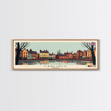 Carregar imagem no visualizador da galeria, Carlisle, England Panoramic Canvas Print, Carlisle, England Painting, England Art, Carlisle Travel Poster, Travel Art, Vacation Gift