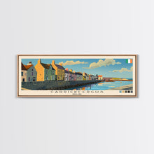 Cargar imagen en el visor de la galería, Carrickfergus, Ireland Panoramic Canvas Print, Carrickfergus, Ireland Painting, Ireland Art, Carrickfergus Travel Poster, Travel Art, Living Room Painting