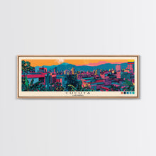 Load image into Gallery viewer, Cucuta, Colombia Panoramic Canvas Print, Cucuta, Colombia Painting, Colombia Art, Cucuta Travel Poster, Travel Art, Guest Room Painting