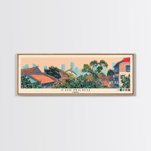 Load image into Gallery viewer, Chengdu, China Panoramic Canvas Print, Chengdu, China Painting, China Art, Chengdu Travel Poster, Travel Art, Vacation Gift