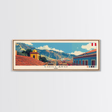 Cargar imagen en el visor de la galería, Chiclayo, Peru Panoramic Canvas Print, Chiclayo, Peru Painting, Peru Art, Chiclayo Travel Poster, Travel Art, Guest Room Painting