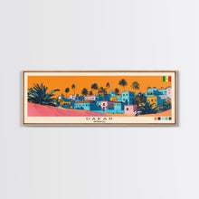 Carregar imagem no visualizador da galeria, Dakar, Senegal Panoramic Canvas Print, Dakar, Senegal Painting, Senegal Art, Dakar Travel Poster, Travel Art, Vacation Gift
