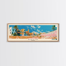Load image into Gallery viewer, Djelfa, Algeria Panoramic Canvas Print, Djelfa, Algeria Painting, Algeria Art, Djelfa Travel Poster, Travel Art, Housewarming Gift