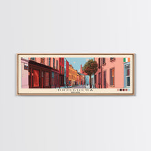 Load image into Gallery viewer, Drogheda, Ireland Panoramic Canvas Print, Drogheda, Ireland Painting, Ireland Art, Drogheda Travel Poster, Travel Art, Living Room Painting