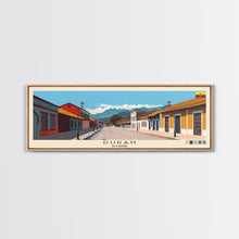 Load image into Gallery viewer, Duran, Ecuador Panoramic Canvas Print, Duran, Ecuador Painting, Ecuador Art, Duran Travel Poster, Travel Art, Living Room Painting