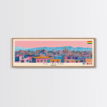 Load image into Gallery viewer, El Alto, Bolivia Panoramic Canvas Print, El Alto, Bolivia Painting, Bolivia Art, El Alto Travel Poster, Travel Art, Housewarming Gift