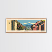 Load image into Gallery viewer, Ibarra, Ecuador Panoramic Canvas Print, Ibarra, Ecuador Painting, Ecuador Art, Ibarra Travel Poster, Travel Art, Housewarming Gift