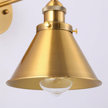 Carregar imagem no visualizador da galeria, 1-Light Rhem Brass Wall Sconce Light