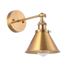 Carregar imagem no visualizador da galeria, 1-Light Rhem Brass Wall Sconce Light
