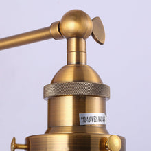 Carregar imagem no visualizador da galeria, 1-Light Traditional Rattan Golden Wall Sconce Light