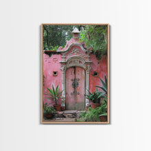 Cargar imagen en el visor de la galería, Change675 Architecture Print, 19th Century Architecture Photography, Mexico City Wall Art, Wood Framed Canvas Print