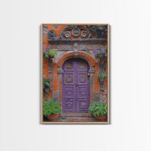 Cargar imagen en el visor de la galería, Change34 Architecture Print, 19th Century Architecture Photography, Mexico City Wall Art, Wood Framed Canvas Print