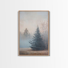 Carregar imagem no visualizador da galeria, Canvas Print of an Autumn Tree on a Serene Path, Fall Wall Art, Best Gift Idea, Seasonal Decor, Modern Farmhouse, Autumn Landscape Art