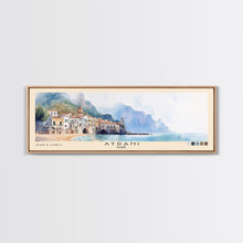 Load image into Gallery viewer, Atrani, Italy Watercolor Beach Print, Vacation Gift, Italy Wall Art, Beach Painting, Beach Decor, Beach Painting
