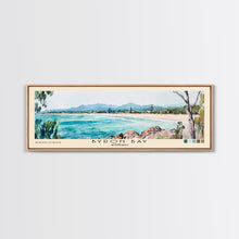 Load image into Gallery viewer, Byron Bay, Australia Watercolor Beach Print, Vacation Gift, Australia Wall Art, Beach Painting, Beach Decor, Beach Painting