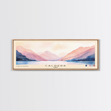 Load image into Gallery viewer, Caldera, Chile Watercolor Print, Vacation Gift, Chile Wall Art, Beach Painting, Beach Decor, Large Wall Art, Wood Frame Art