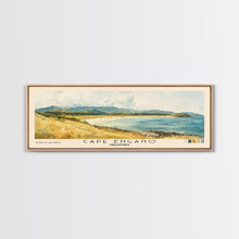 Load image into Gallery viewer, Cape Engano, Philippines Watercolor Beach Print, Vacation Gift, Philippines Wall Art, Beach Painting, Beach Decor, Beach Painting