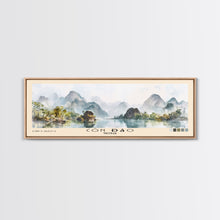 Cargar imagen en el visor de la galería, Côn Đảo, Vietnam Watercolor Beach Print, Vacation Gift, Vietnam Wall Art, Framed Canvas Print, Framed Beach Painting