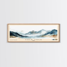 Load image into Gallery viewer, Cole Cole, Chile Watercolor Beach Print, Vacation Gift, Chile Wall Art, Beach Painting, Beach Decor, Beach Painting