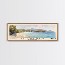 Load image into Gallery viewer, Cane Bay Beach, US Virgin islands Watercolor Beach Print, Vacation Gift, US Virgin islands Wall Art, Beach Painting, Beach Decor, Beach Painting