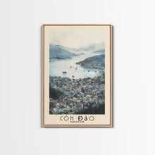 Cargar imagen en el visor de la galería, Côn Đảo, Vietnam Watercolor Beach Print, Vacation Gift, Vietnam Wall Art, Framed Canvas Print, Framed Beach Painting