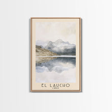 Load image into Gallery viewer, El Laucho, Chile Watercolor Print, Vacation Gift, Chile Wall Art, Beach Painting, Beach Decor, Large Wall Art, Wood Frame Art